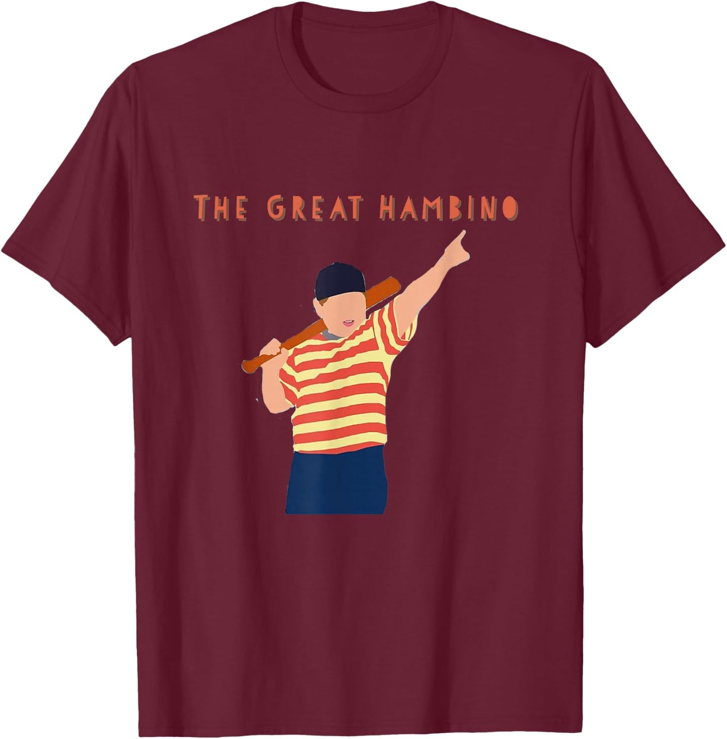 The Great Hambino T-Shirt - T-Shirt | Maroon