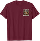 Funny I'll Be in the Backyard Whiskey Cigar Minimalist T-Shirt - T-Shirt | Maroon