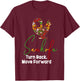 African Routes Sankofa Adinkra Black History Art T-Shirt - T-Shirt | Maroon
