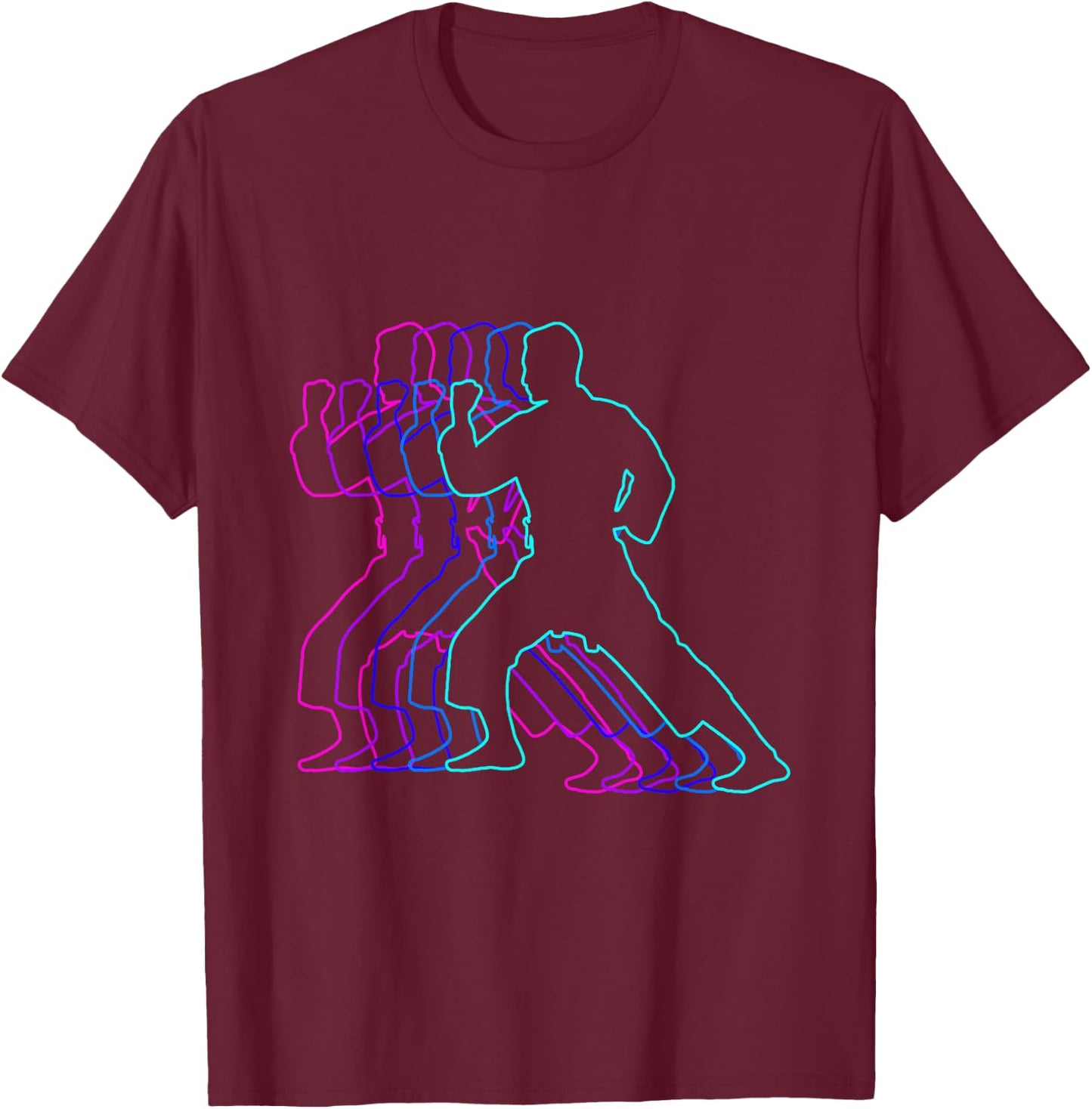 Karate Karateka Gift Clothes For Boys Youth Men Kids Teens T-Shirt - T-Shirt | Maroon