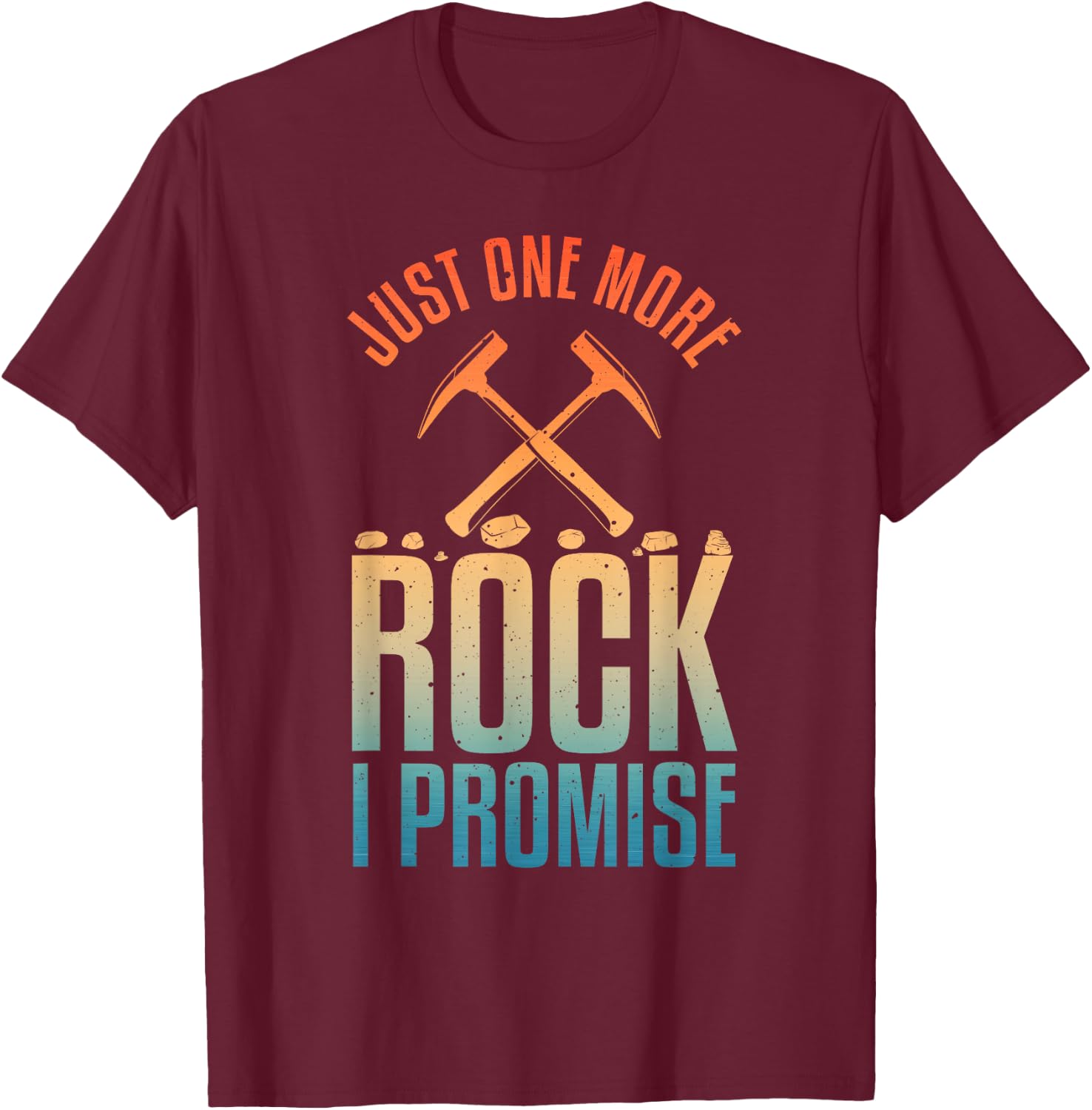 Geology Art Women Rock Collector Rockhound Lover T-Shirt - T-Shirt | Maroon