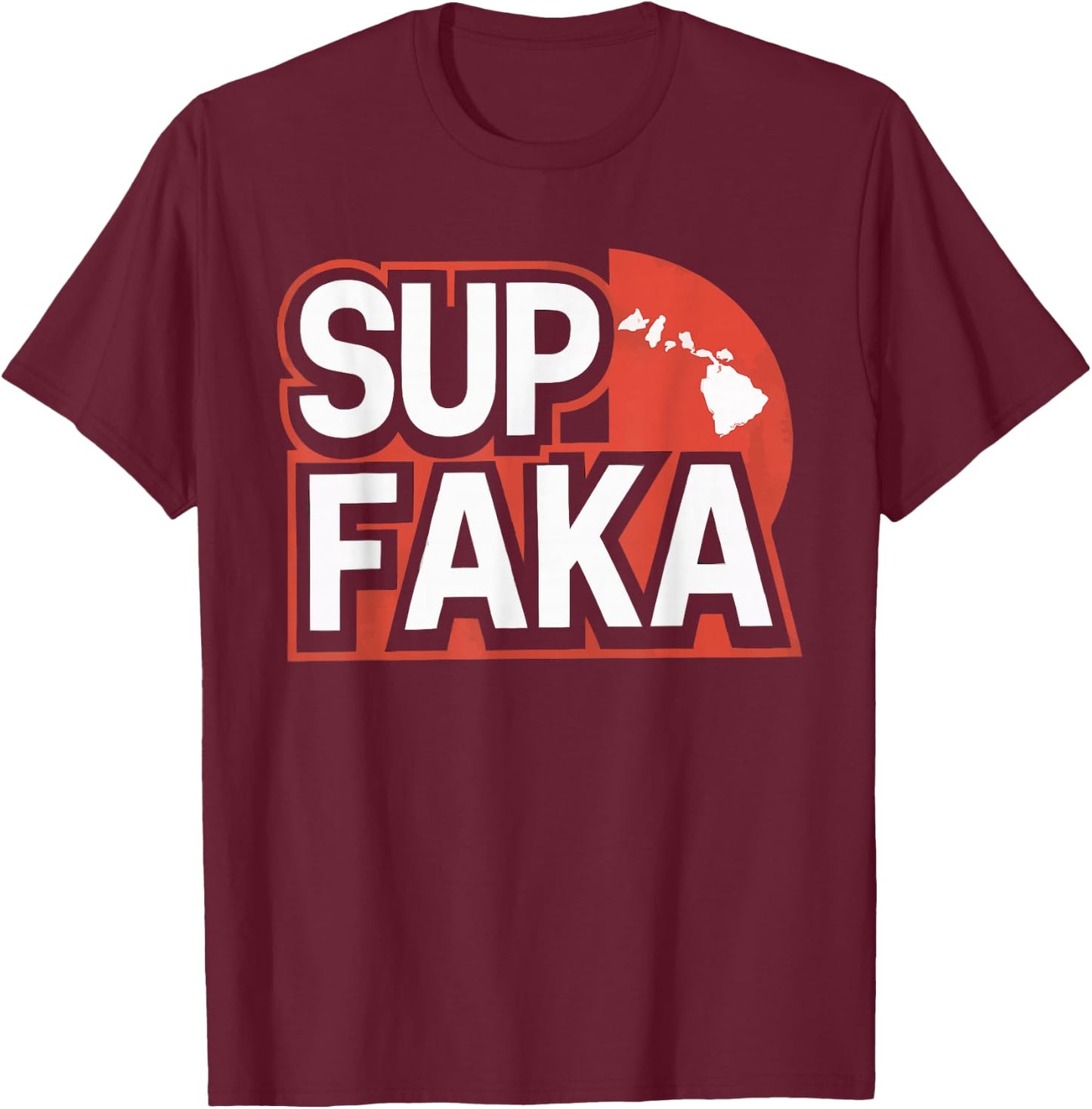 Kanaka Maoli Native Hawaiian Islands Hawaii Flag T-Shirt - T-Shirt | Maroon