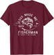 Jesus Made Me A Fisherman I Catch He Cleans Mark 1:17 T-Shirt - T-Shirt | Maroon