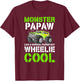 Monster Truck Papaw Funny Monster Truck Papaw Grandpa T-Shirt - T-Shirt | Maroon