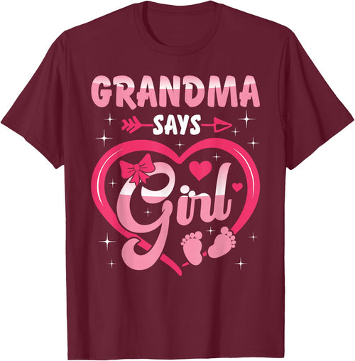 Baby Matching Family Set Gender Reveal Grandma Says Girl