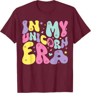 In My Unicorn Era T-Shirt - T-Shirt | Maroon