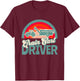 GRAIN CART DRIVER - Fun Farming T-Shirt - T-Shirt | Maroon