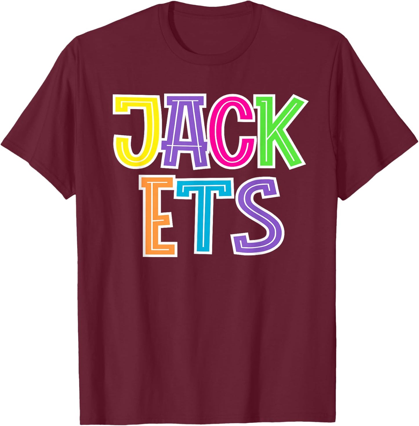 Yellow Jacket Jackets School Spirit T-Shirt - T-Shirt | Maroon