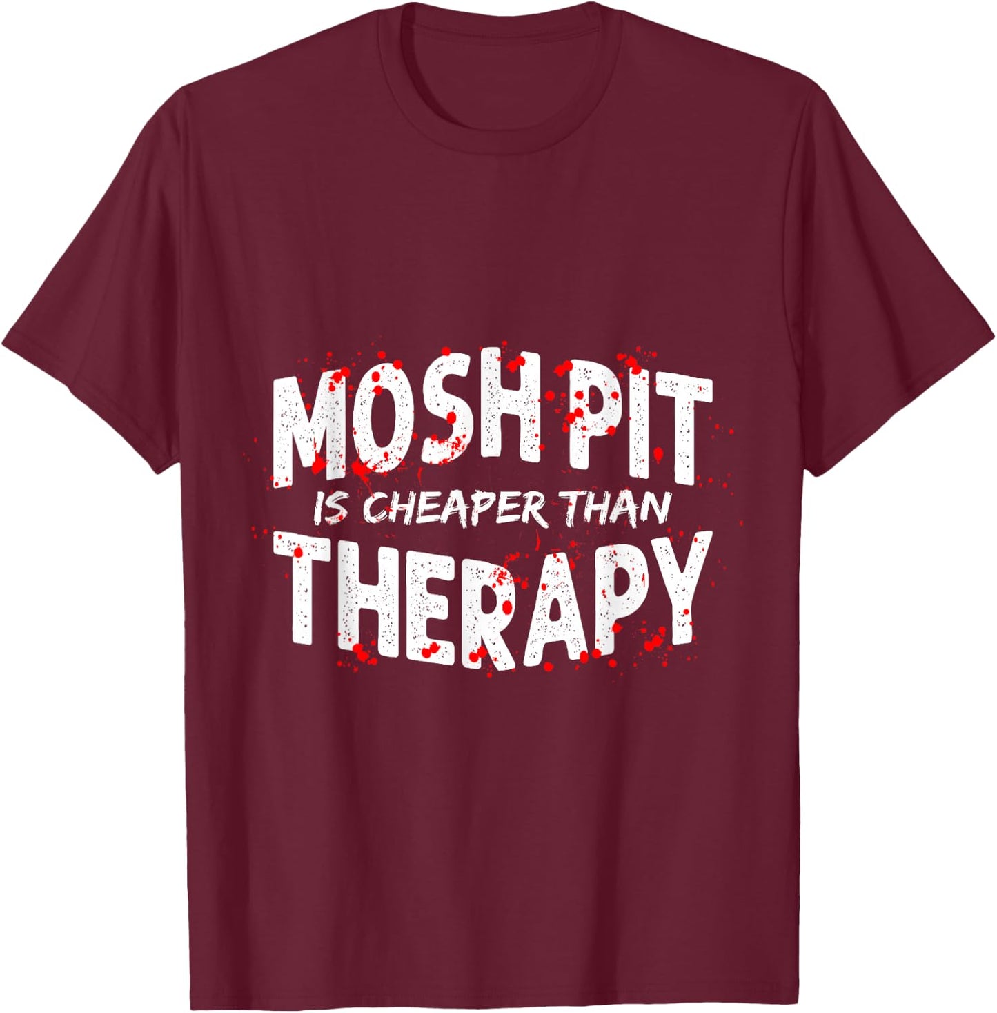 Heavy Metal Trash Metal Metalhead Music T-Shirt - T-Shirt | Maroon