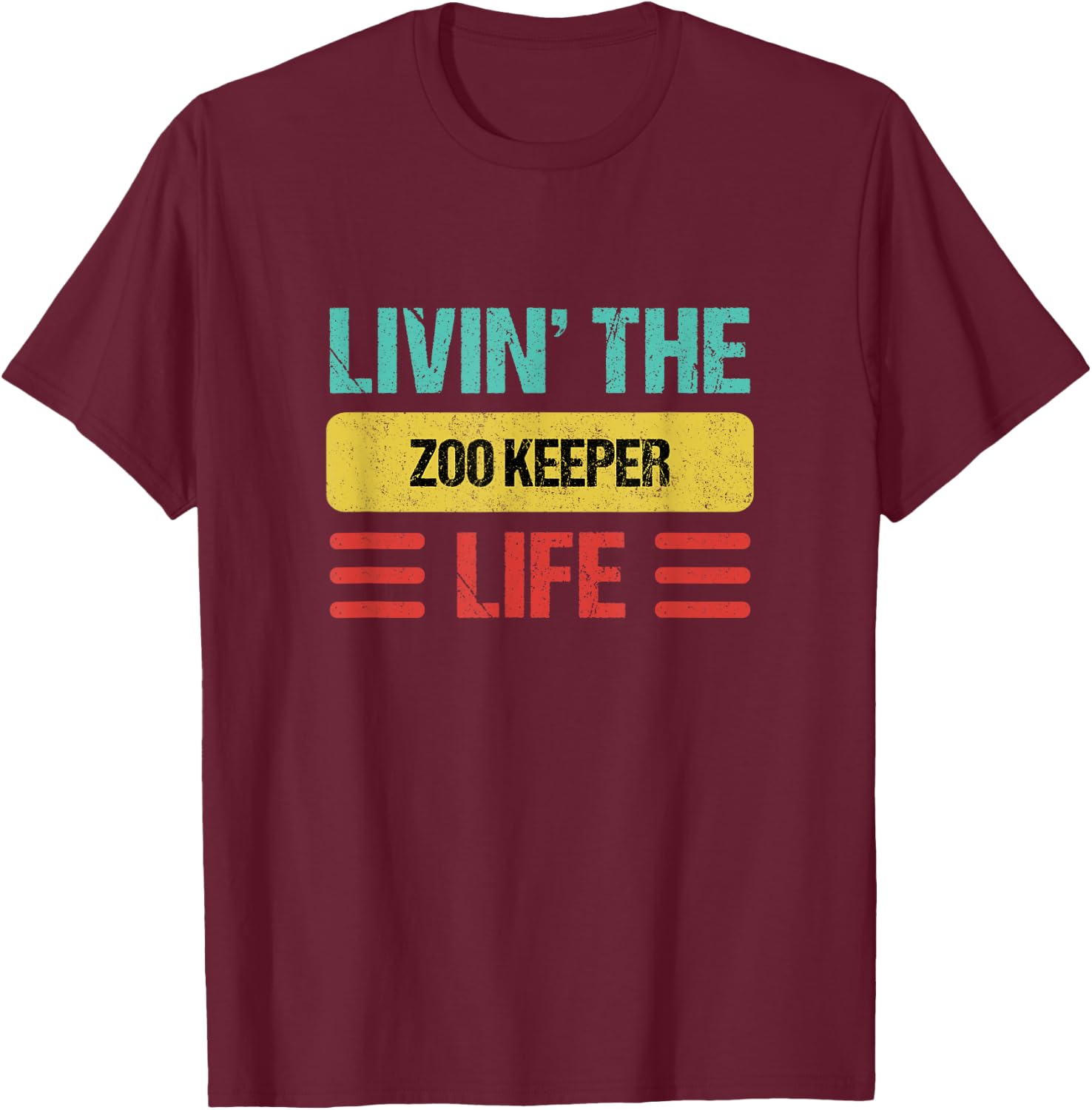Zoo Keeper T-Shirt - T-Shirt | Maroon