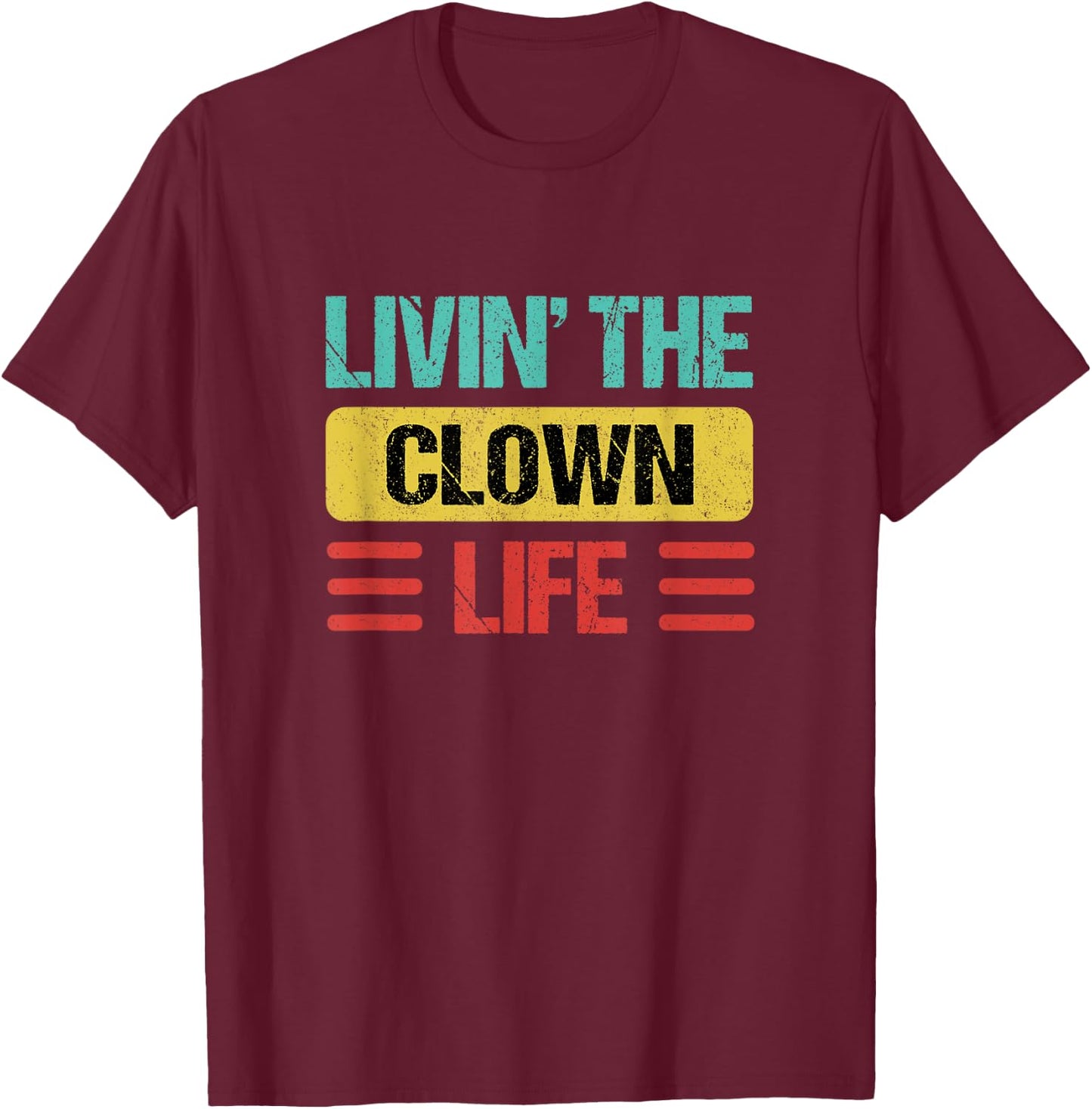 Clown T-Shirt - T-Shirt | Maroon