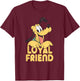 Disney Pluto Mickey Mouse’s Dog Pal Loyal Friend T-Shirt - T-Shirt | Maroon