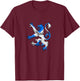 Scotland Patriotic Lion Rampant Scottish Flag Lion T-Shirt - T-Shirt | Maroon