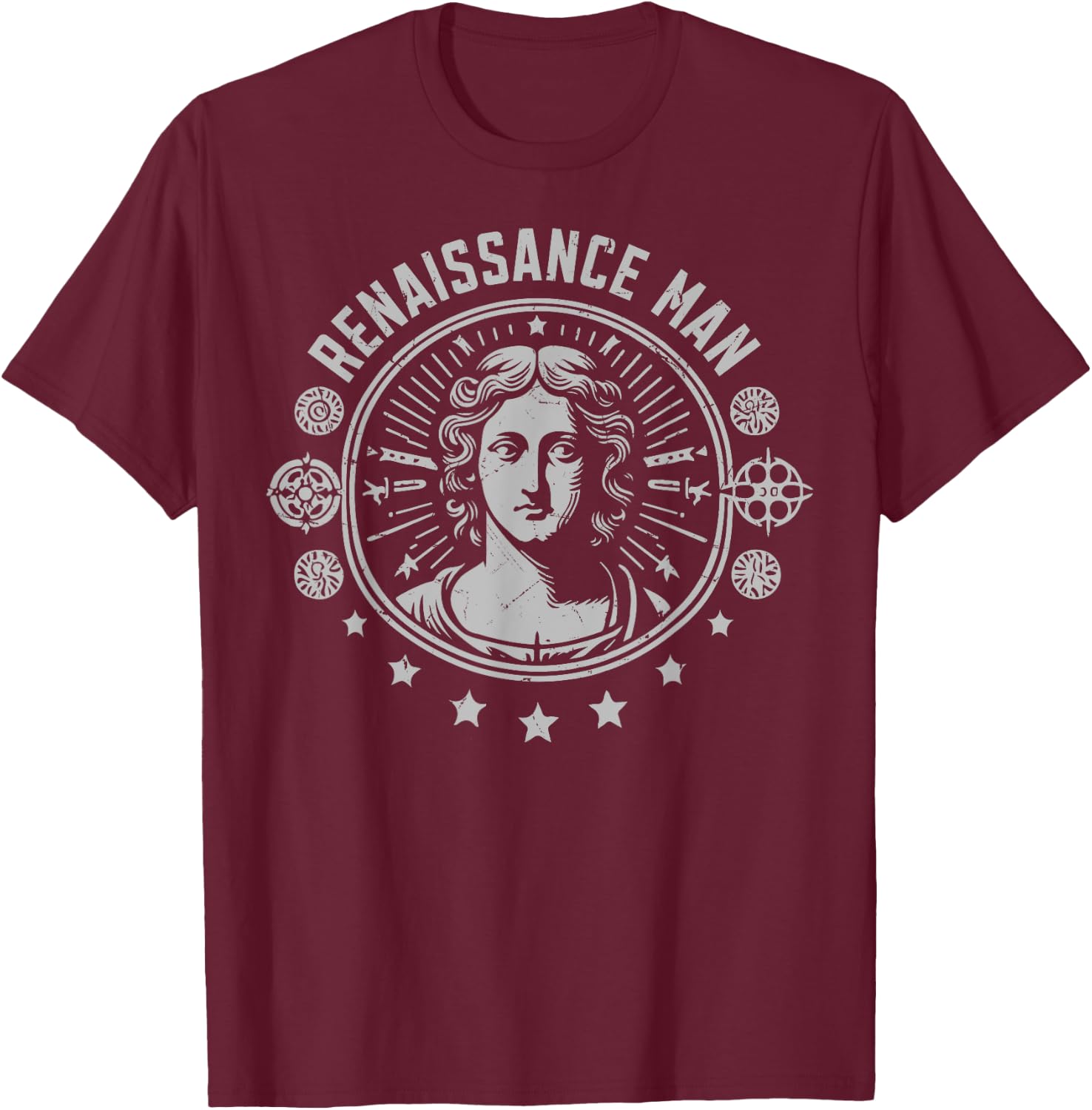 Renaissance Man Renaissance T-Shirt - T-Shirt | Maroon