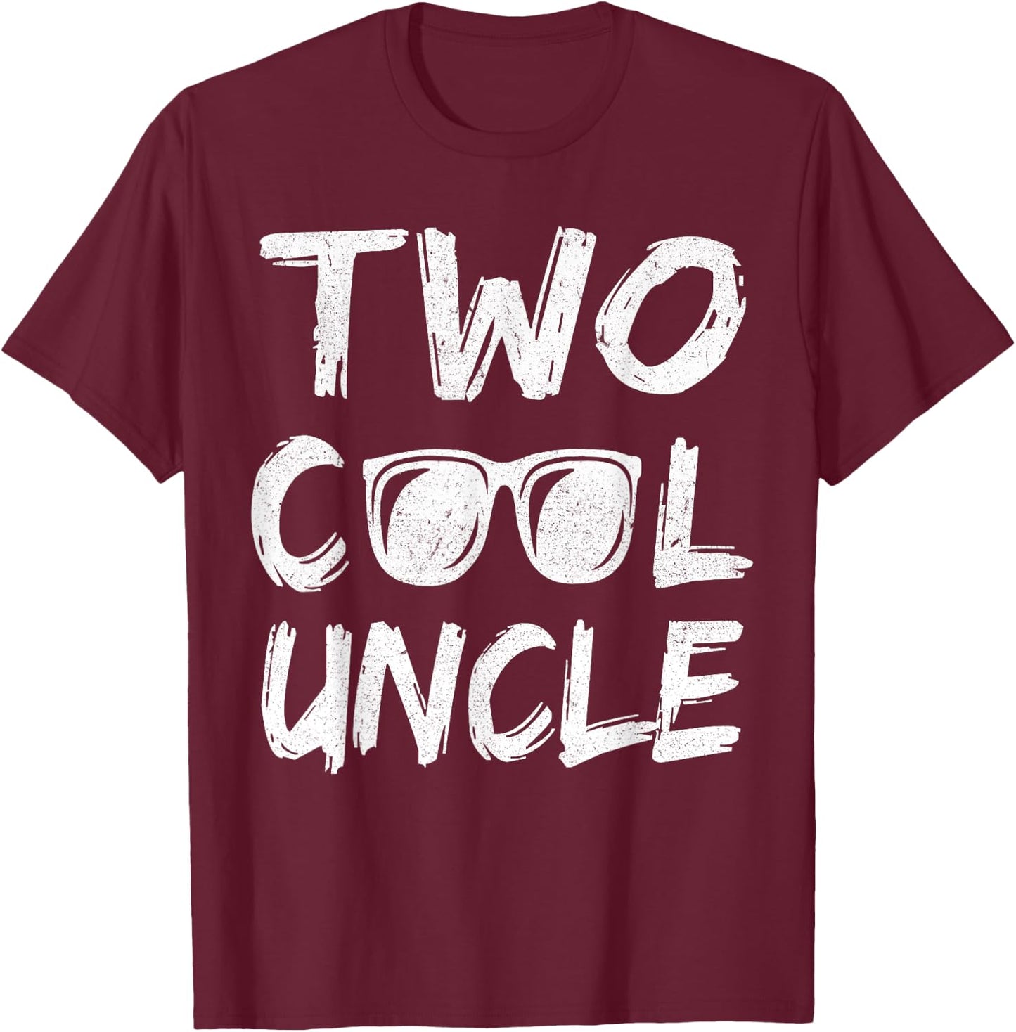 Uncle Of The Birthday Boy Two Cool 2nd Bday Family Matching T-Shirt - T-Shirt | Maroon