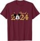 Disney Mickey And Friends Class Of 2024 Vintage Logo T-Shirt - T-Shirt | Maroon