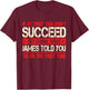 James Funny T-Shirt - T-Shirt | Maroon