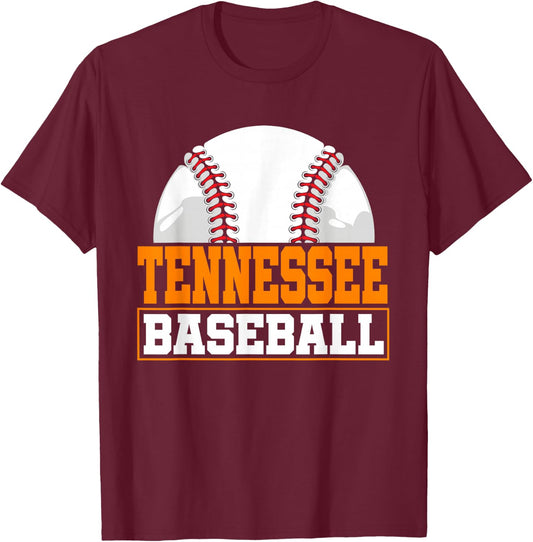 Tennessee Baseball T-Shirt - T-Shirt | Maroon