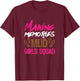 Mud girl run mud girls squad T-Shirt - T-Shirt | Maroon