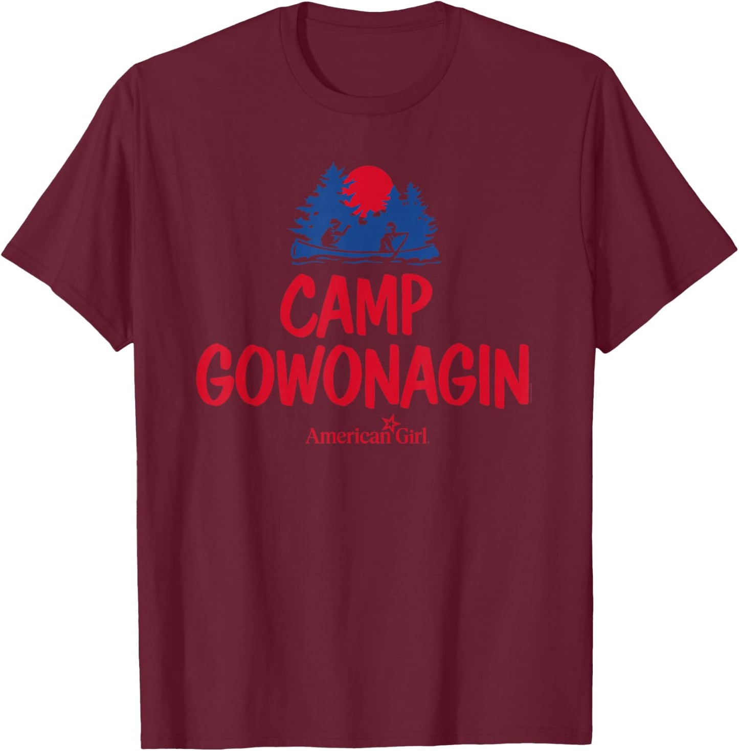 American Girl - Camp Gowonagin T-Shirt - T-Shirt | Maroon