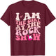 I Am The Girl At The Rock Show Apparel T-Shirt - T-Shirt | Maroon