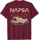 Astronaut Nap Napsa Funny Space Galaxy Pun Men Women Kids T-Shirt - T-Shirt | Maroon