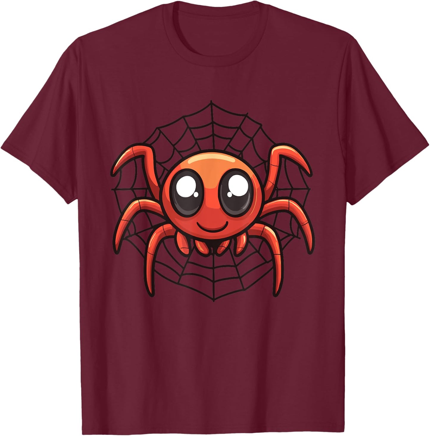 Kids Spider T-Shirt - T-Shirt | Maroon