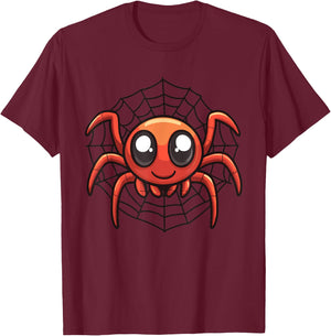 Kids Spider T-Shirt - T-Shirt | Maroon