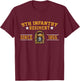 9th Infantry Regiment Veteran Military Father Day Christmas T-Shirt - T-Shirt | Maroon