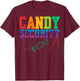 Candy Security Candyland Halloween Costume Kids Teens Adult T-Shirt - T-Shirt | Maroon