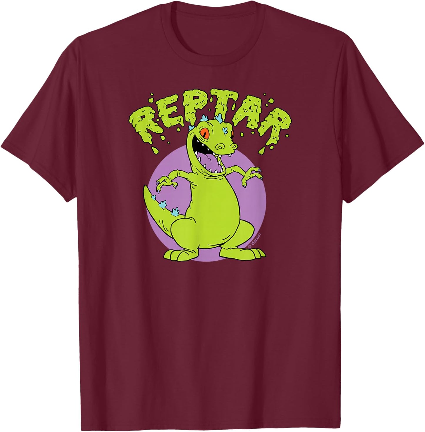 Rugrats - Reptar Slime T-Shirt - T-Shirt | Maroon