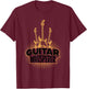 Guitars Whisperer Funny Guitarist Music Lover Gift Men Women T-Shirt - T-Shirt | Maroon