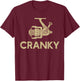 Crankbait Fishing Lure - Cranky Funny Gift Ideas For Fishing T-Shirt - T-Shirt | Maroon