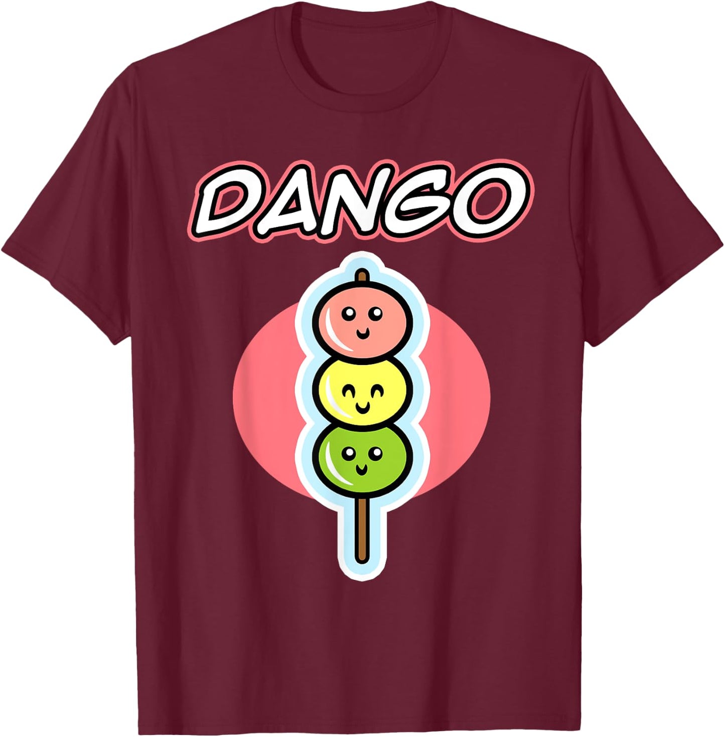 Dango Design - Dango T-Shirt - T-Shirt | Maroon