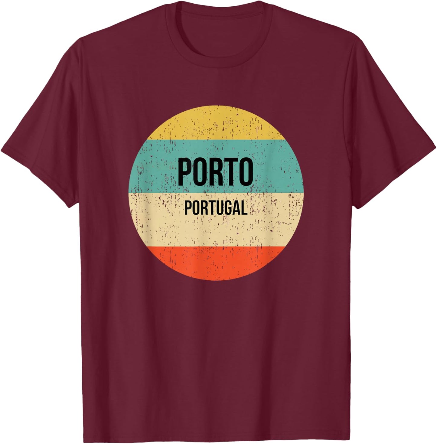 Porto Portugal T-Shirt - T-Shirt | Maroon