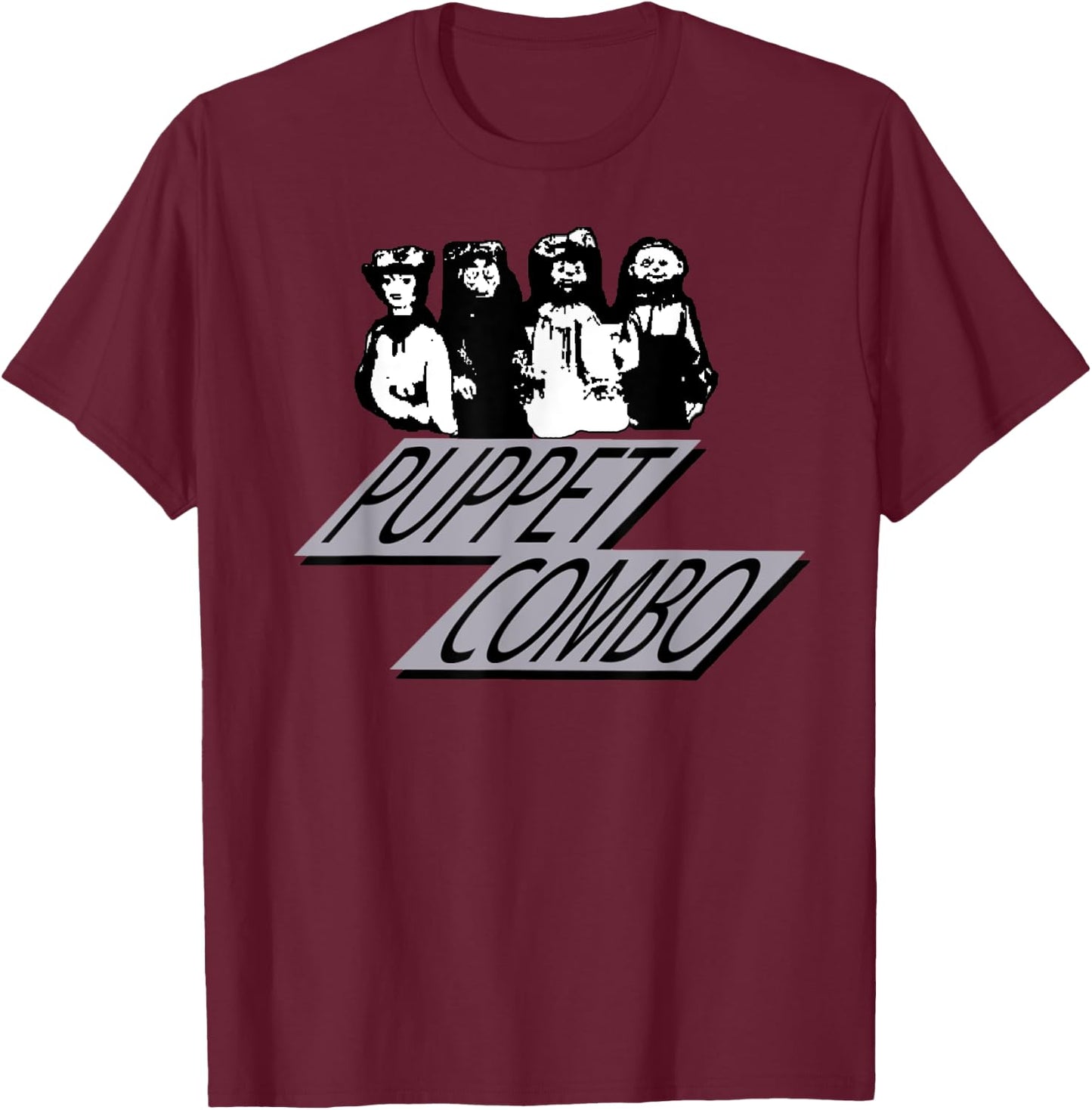 Puppet Combo Survival Horror Slasher Games T-Shirt - T-Shirt | Maroon