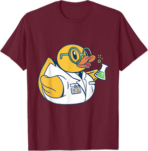 Rubber Duck Cute Chemist Rubber Ducky Rubber Duckie T-Shirt - T-Shirt | Maroon