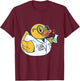 Rubber Duck Cute Chemist Rubber Ducky Rubber Duckie T-Shirt - T-Shirt | Maroon