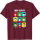 El Chavo - Colorful Desings for Kids, Teen, Women & Men T-Shirt - T-Shirt | Maroon