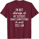 Funny Competition Dance Sister Dance Brother T-Shirt - T-Shirt | Maroon