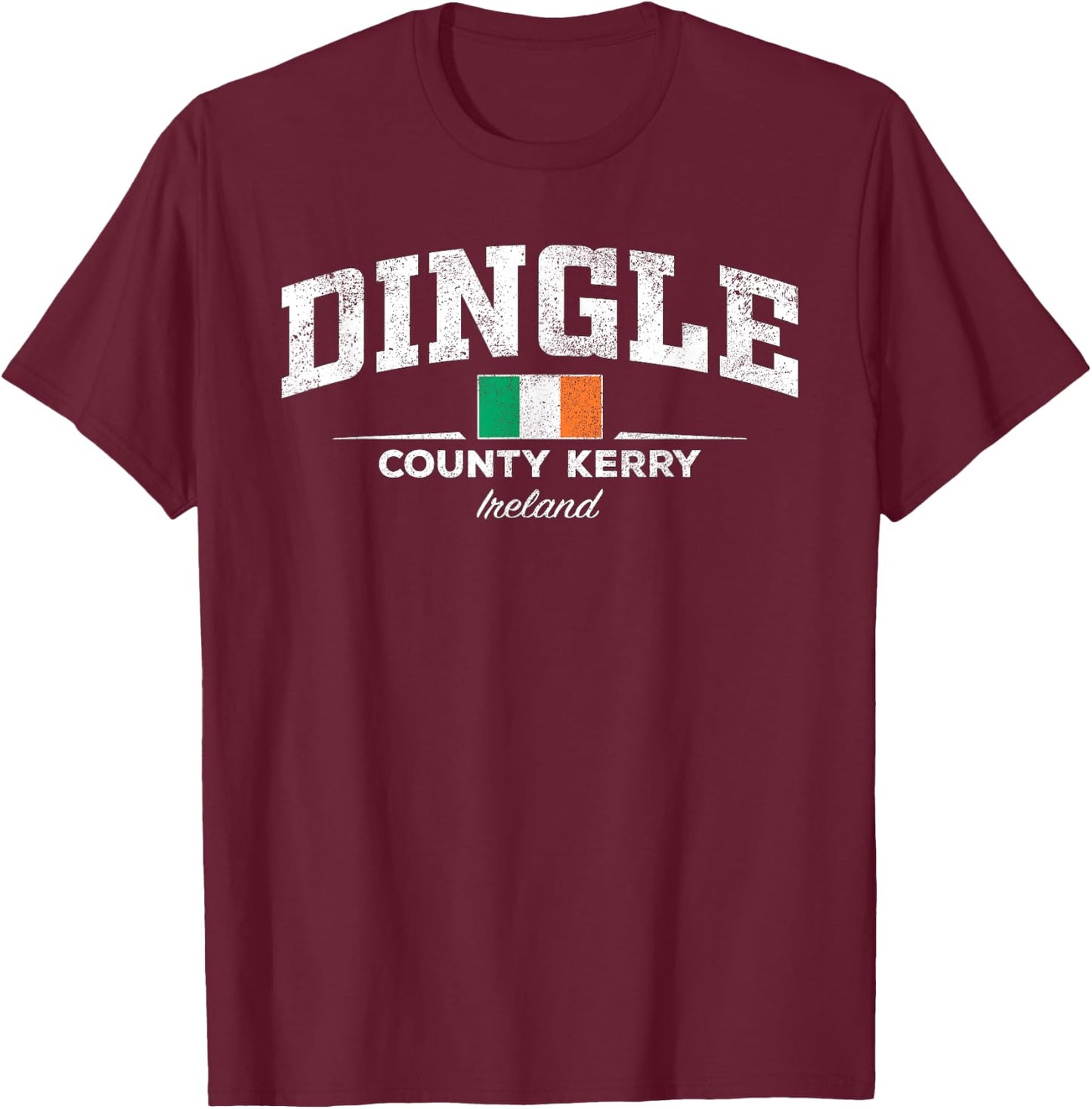 Dingle Ireland T-Shirt - T-Shirt | Maroon