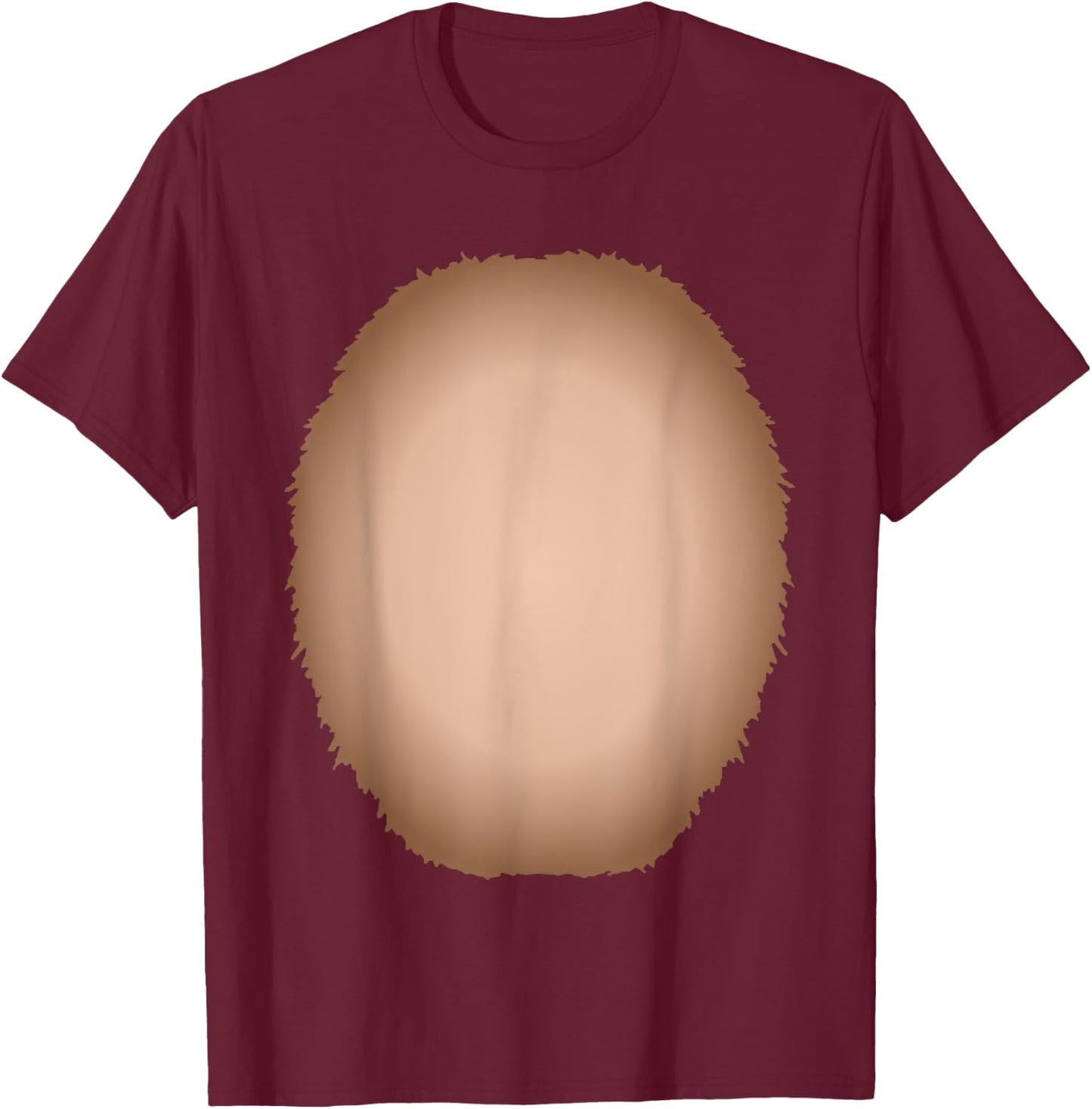 Funny lazy DIY bear belly and back costume halloween party T-Shirt - T-Shirt | Maroon
