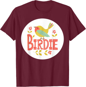 Happy Birdie Costume for Adults and Kids T-Shirt - T-Shirt | Maroon