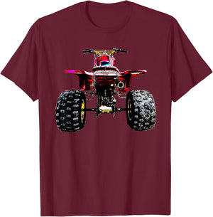 250R Three Wheeler, Retro Three Wheeler, 2 Stroke T-Shirt - T-Shirt | Maroon