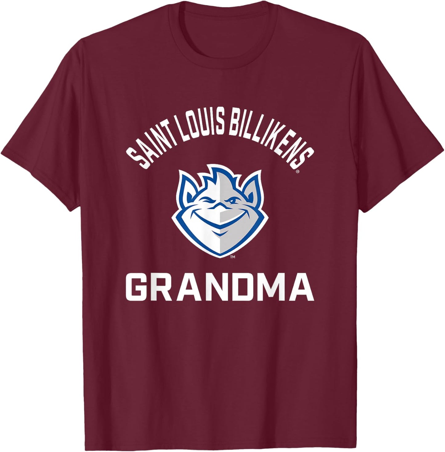 Saint Louis University SLU Billikens Arched Grandma T-Shirt - T-Shirt | Maroon