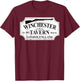 Winchester Vintage Tavern Shaun Horror Of The Dead T-Shirt - T-Shirt | Maroon