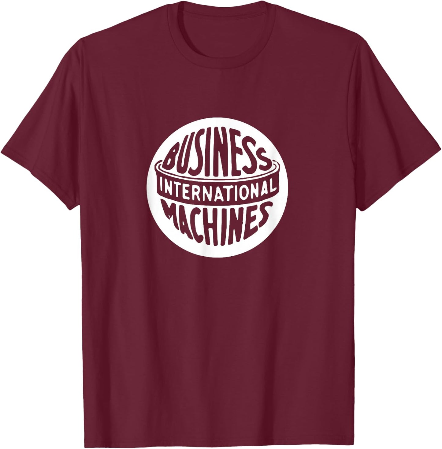 GrOovY~ International Business Machines T-Shirt - T-Shirt | Maroon