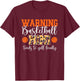 Basketball Mimi Yell Loudly Basketball Player Mimi Grandma T-Shirt - T-Shirt | Maroon