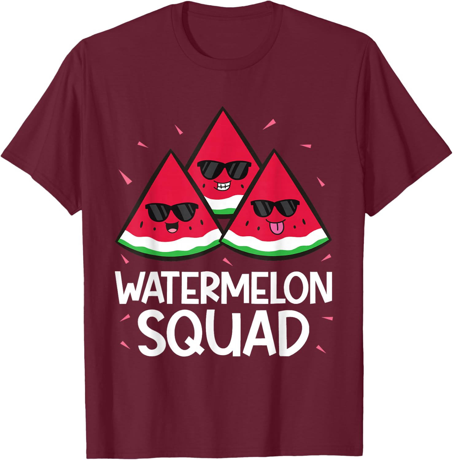 Watermelon Squad T-Shirt - T-Shirt | Maroon