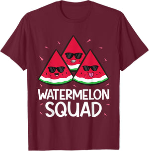 Watermelon Squad T-Shirt - T-Shirt | Maroon